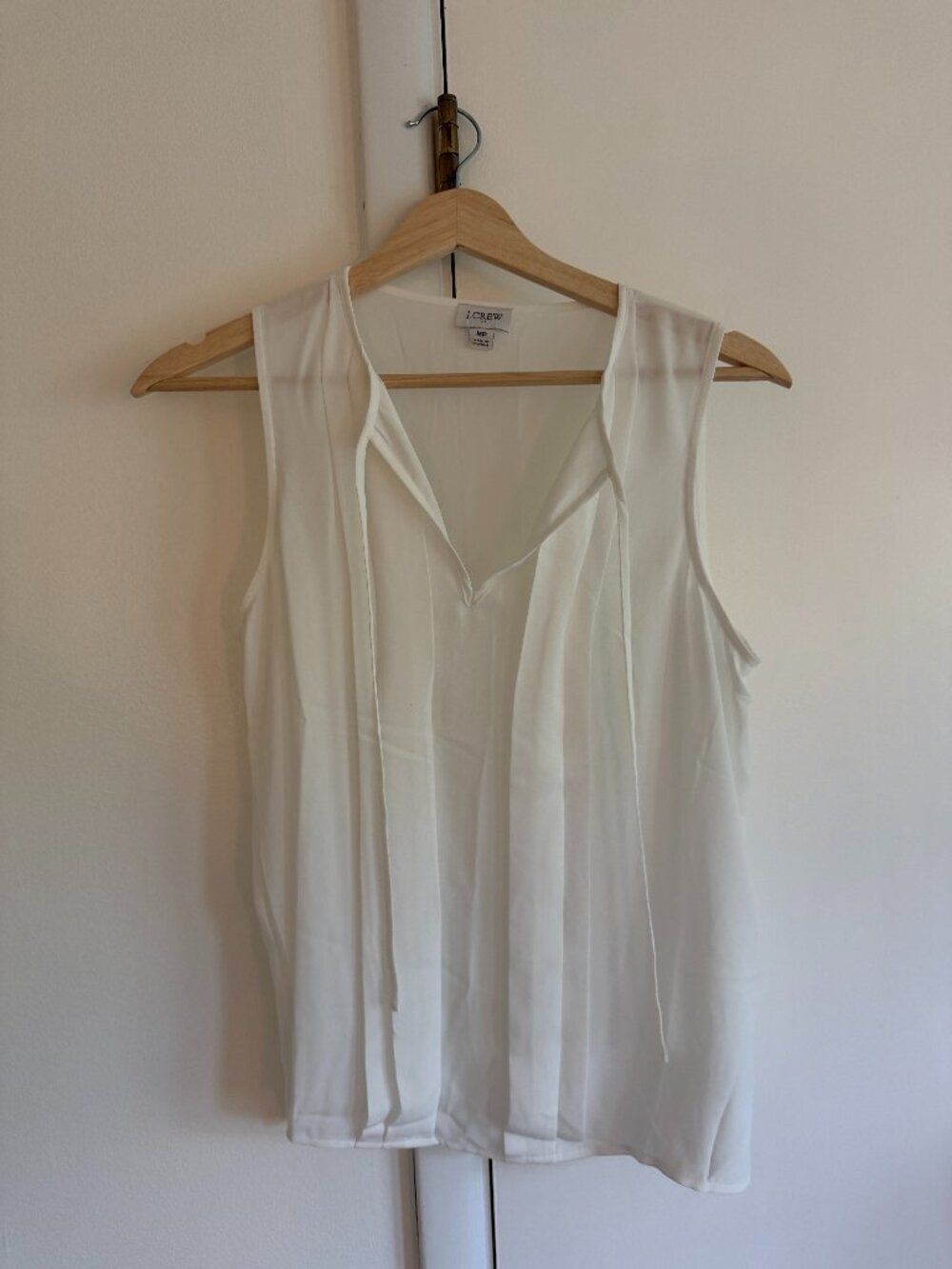 J. Crew white tank top blouse